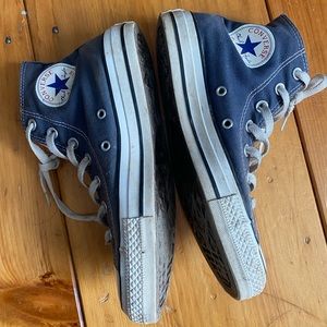 Navy blue Converse